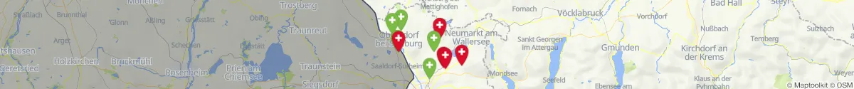 Map view for Pharmacies emergency services nearby Seeham (Salzburg-Umgebung, Salzburg)